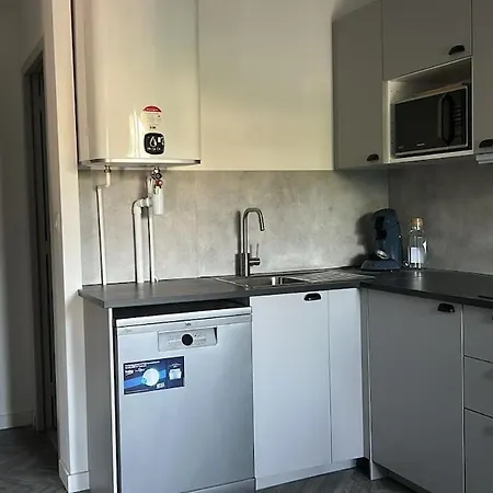 公寓 En Coeur De Village Au Pied Du Chateau Avec 2 Balcons